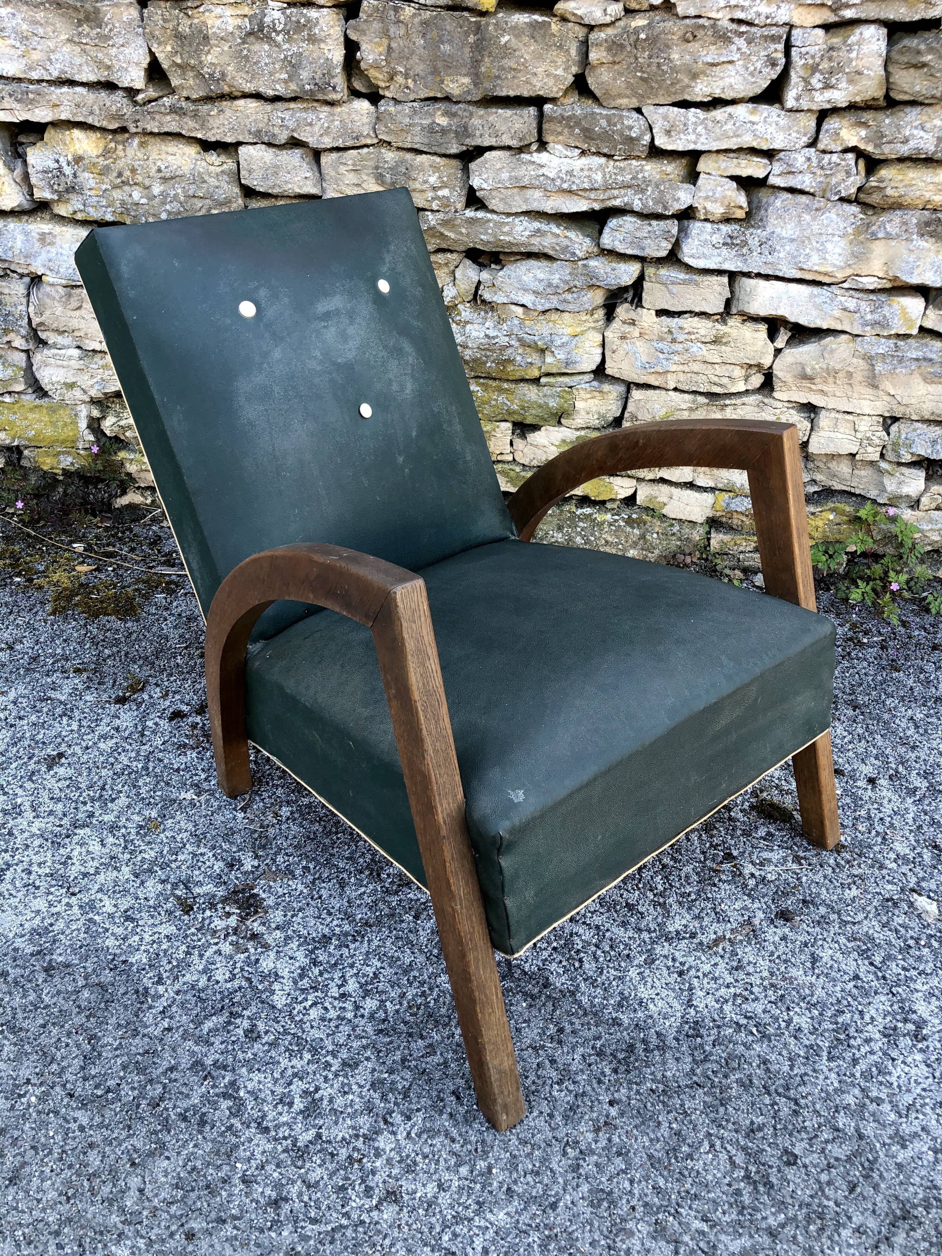 Vintage 1950s armchair