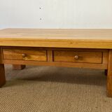 Solid wood coffee table