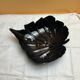Black glass sheet shaped tidy