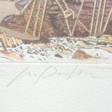 Muages Original Lithograph No. 155/300 signed Michel Dubré (1942)