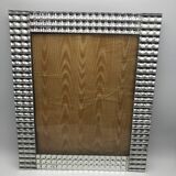 Faceted glass photo frame