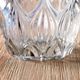 Vintage Clear Heavy Glass Vase by Rudolfova Huť / Czech Republic / 1960s