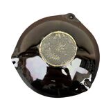 Enameled copper bowl plate, Germany, 1960s.