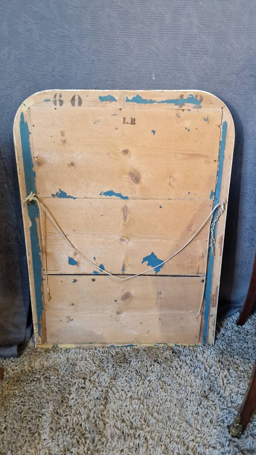 Louis philippe gold mirror