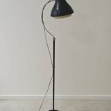 Lampadaire réglable anthracite 1716 par Josef Hurka pour Napako