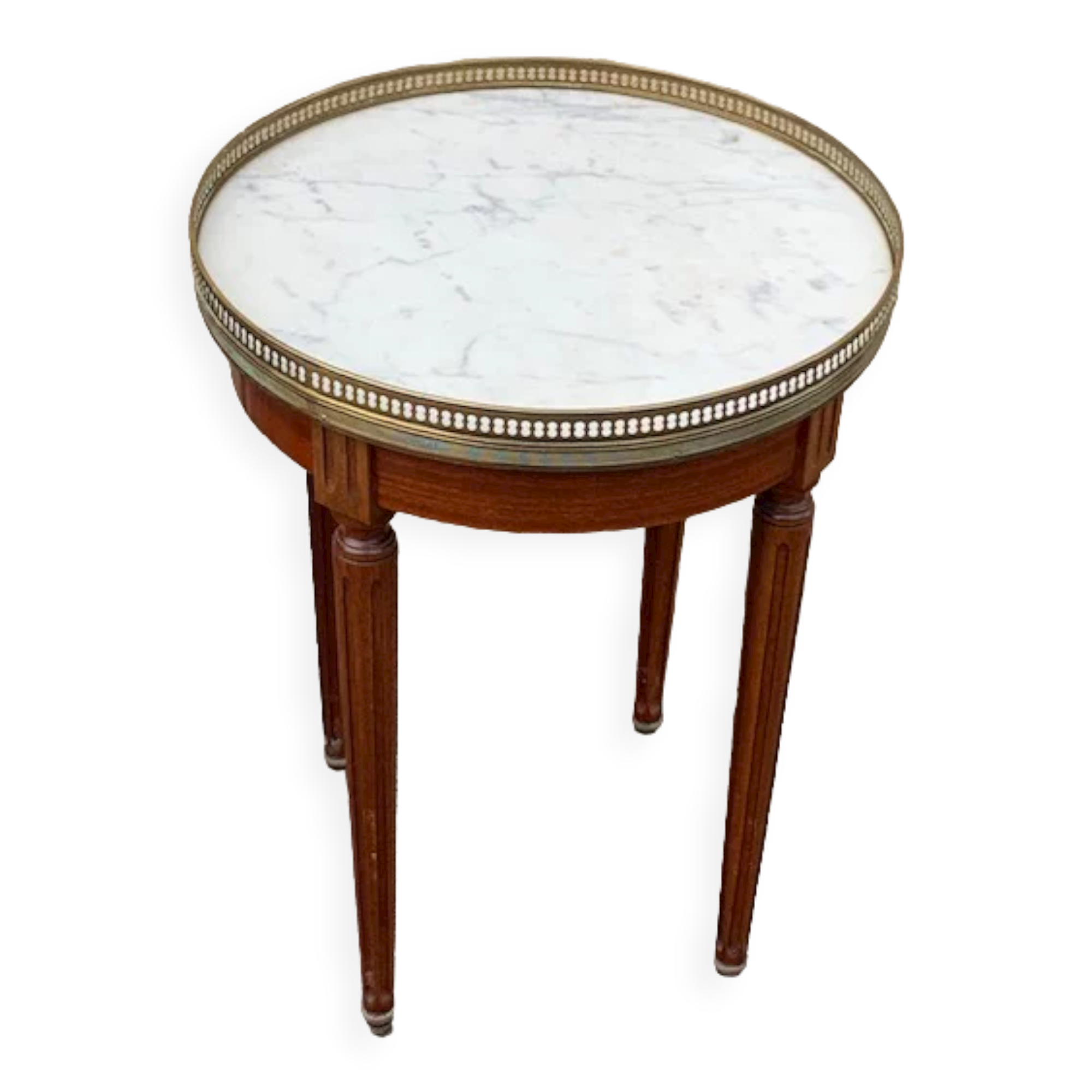 Table basse bouillotte de style Louis XVI