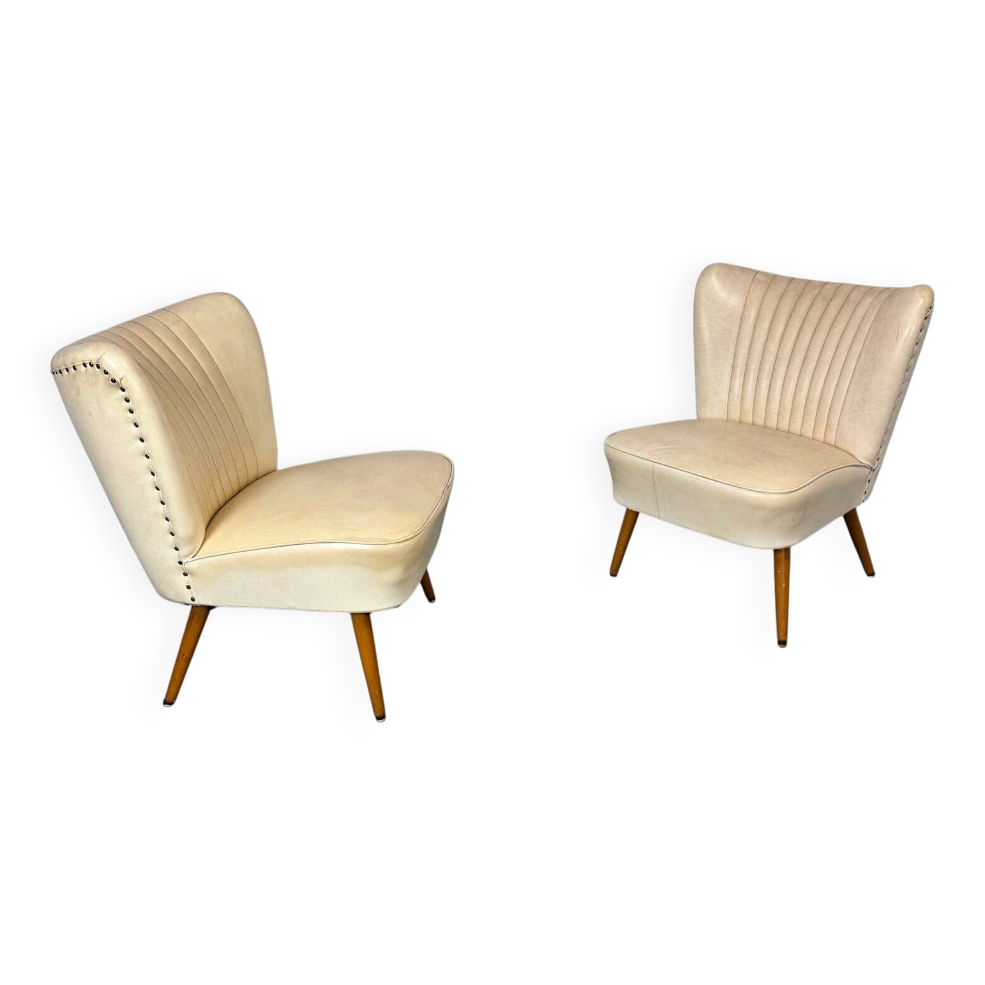 Vintage Artifort cocktail lounge chairs, 1950s, set of 2.