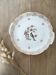 Porcelain cake dish bird of paradise