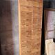 Un Meuble De Notaire / Métier Double Colonnes à Clapet (Restaurer)