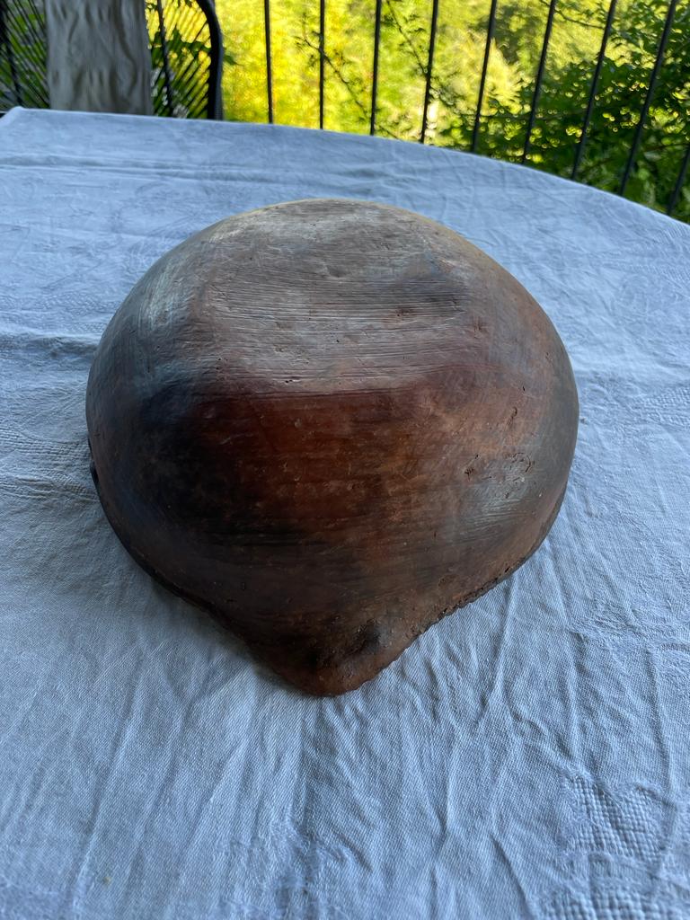Antique terracotta dish