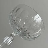 Presentation glass in worked glass