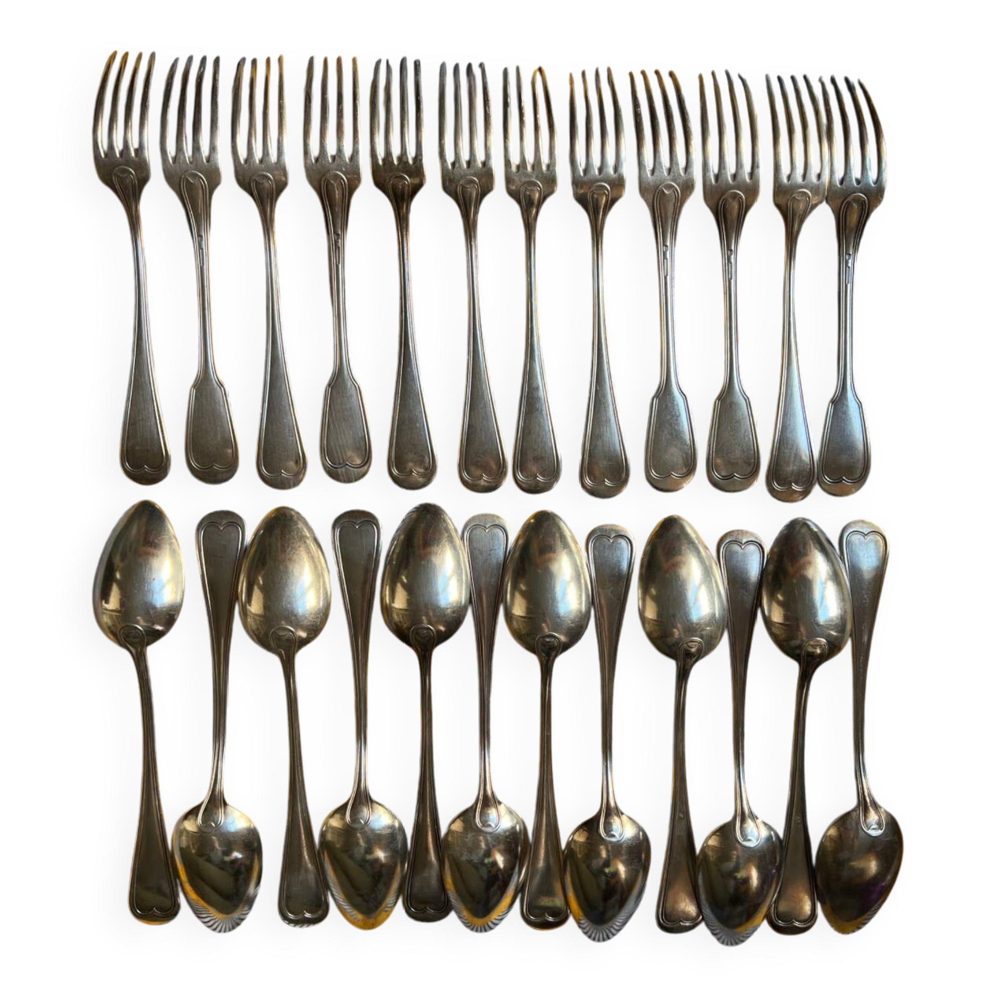 Silver - 12-piece fillet cutlery set