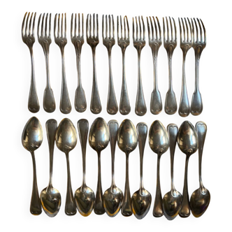 Silver - 12-piece filet cutlery set