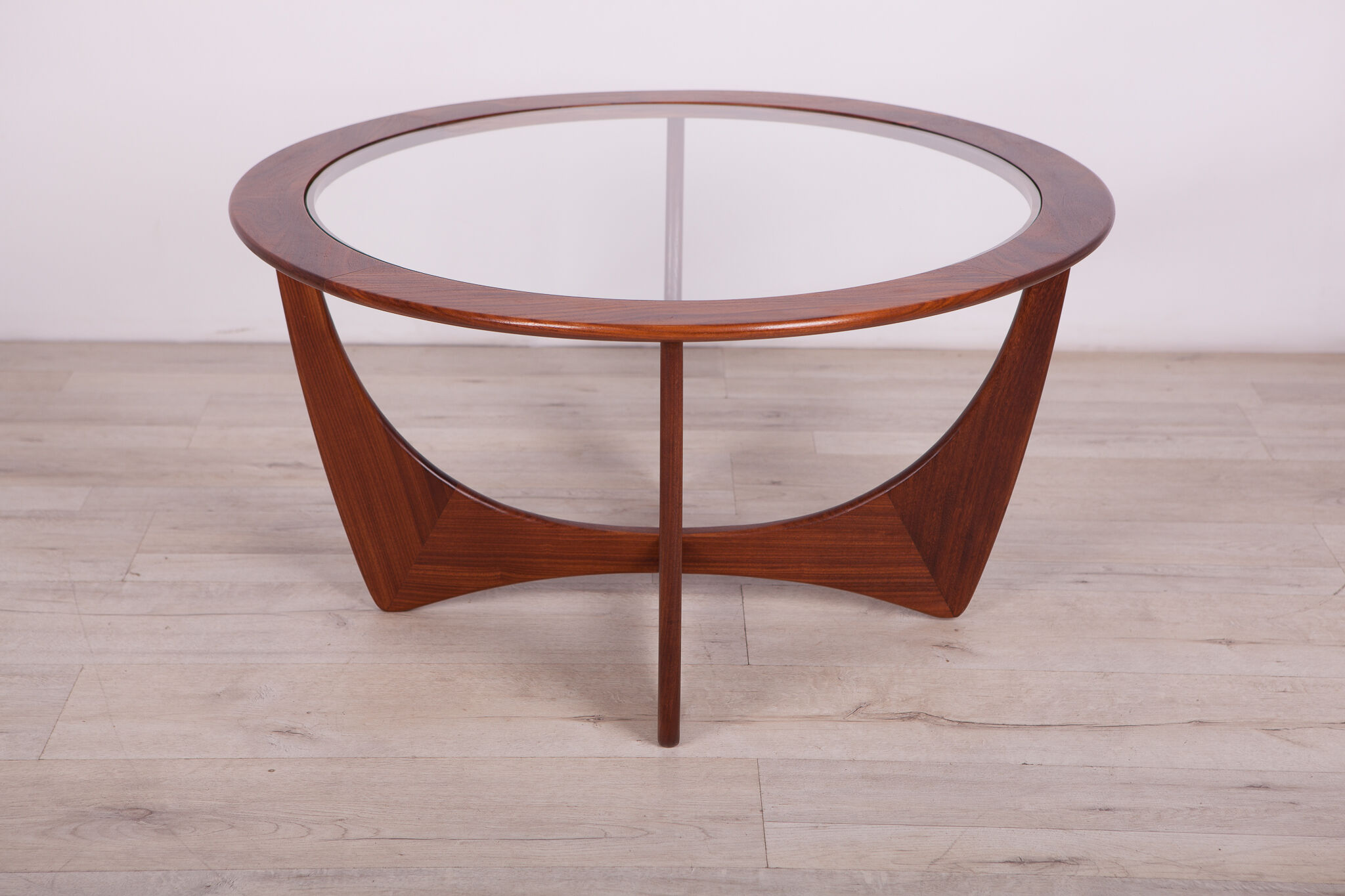 Round teak Astro coffee table by Victor Wilkins for G-Plan, 1950