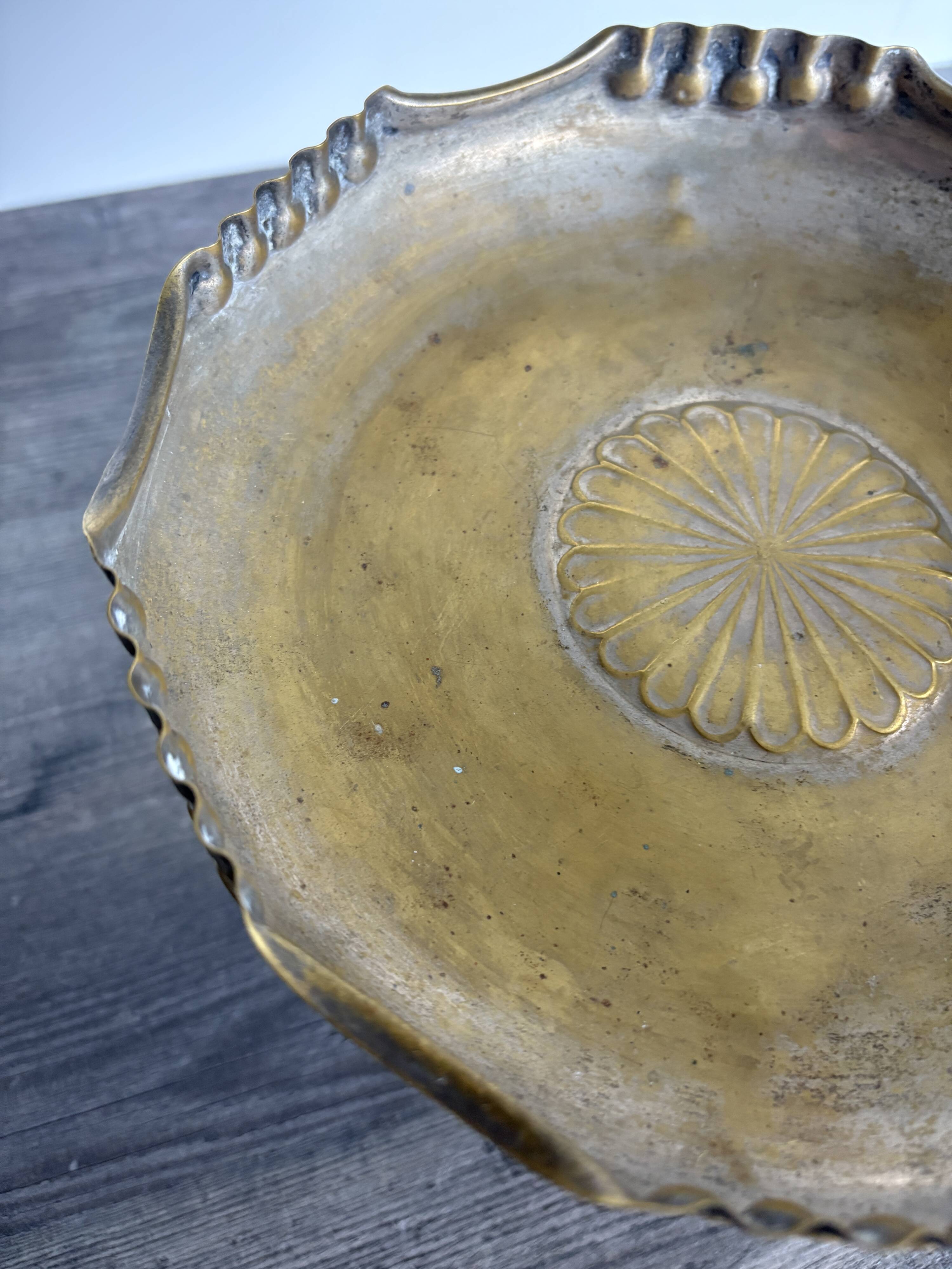 Art Deco gilt metal cup