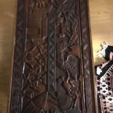 Carved Senegalese coffee table