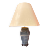 Vase mounted as a lamp