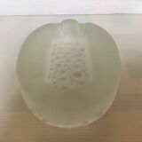 Empty pocket ashtray frosted glass