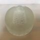 Frosted glass ashtray tray