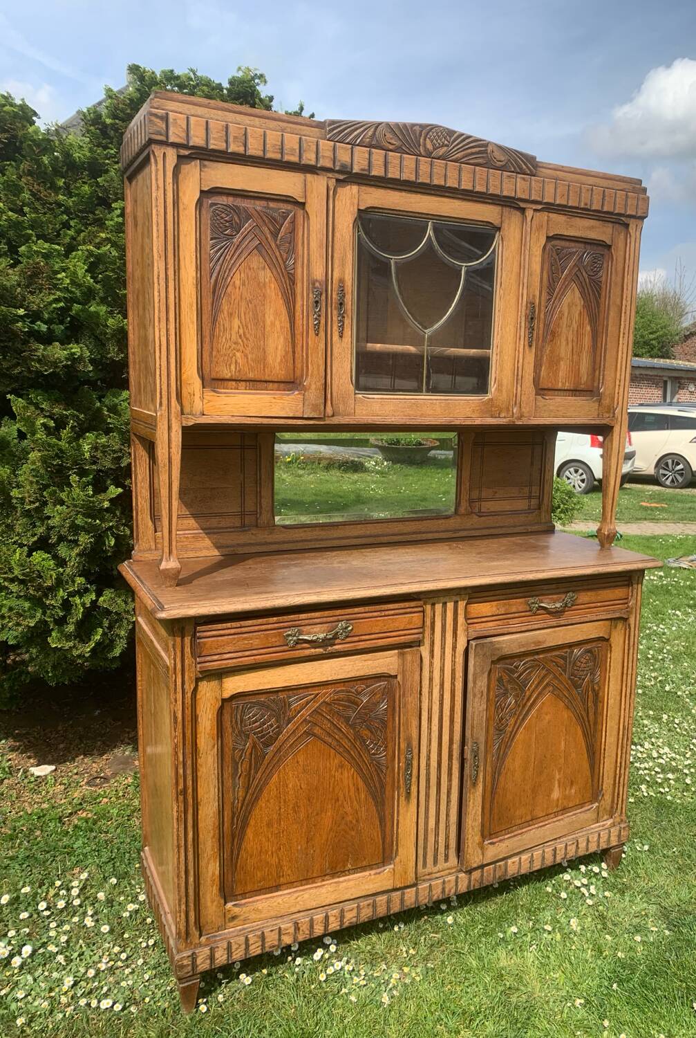 Art Deco Oak Sideboard