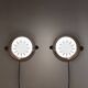 Pair of Targetti Sankey "Alta Lite" Chromed Wall Sconces - Space Age Spotli