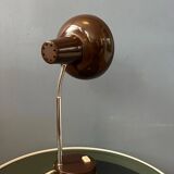 Metal vintage brown table lamp