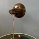 Metal vintage brown table lamp