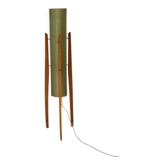Lampadaire Rocket vert par Novoplast fibre et bois 1960