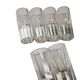 Art Deco vodka shot glasses from Hortensja Glassworks, Poland, 1950s, set of 7