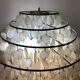 Lustre des années 60 en pampilles de nacre