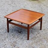 Scandinavian teak coffee table by Grete Jalk from the 70s