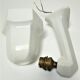 Wall lamp Art Deco opaline porcelain years 20-30
