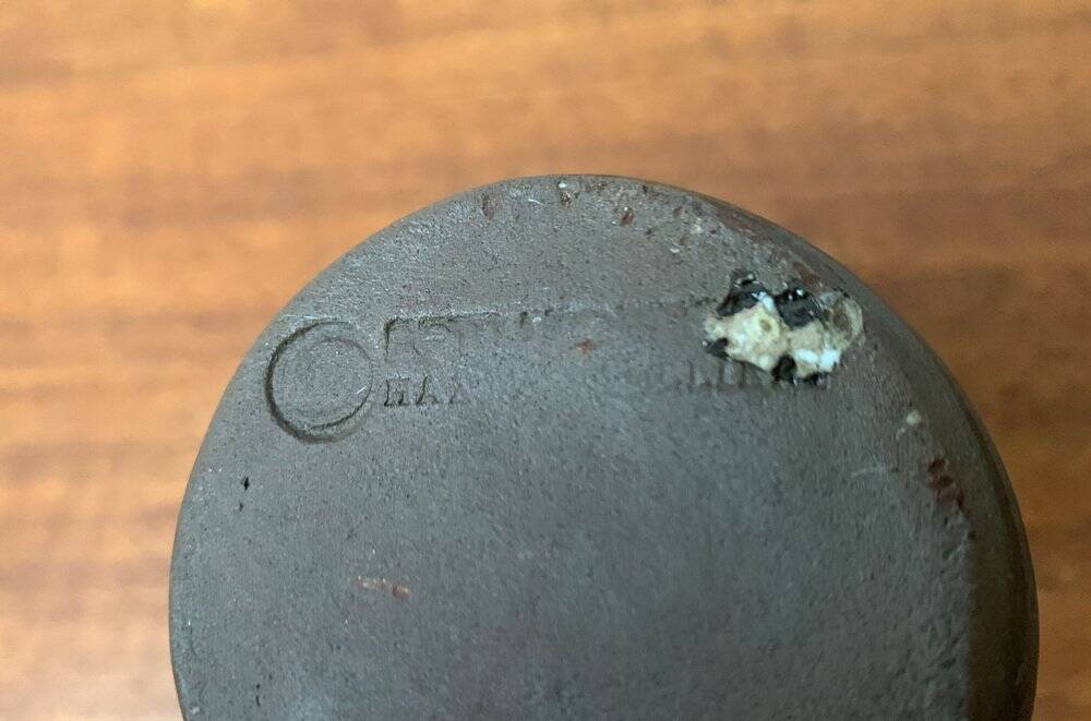 Vase de poterie de studio brutaliste allemand du milieu du siècle de Petra Töpferei, années 1960