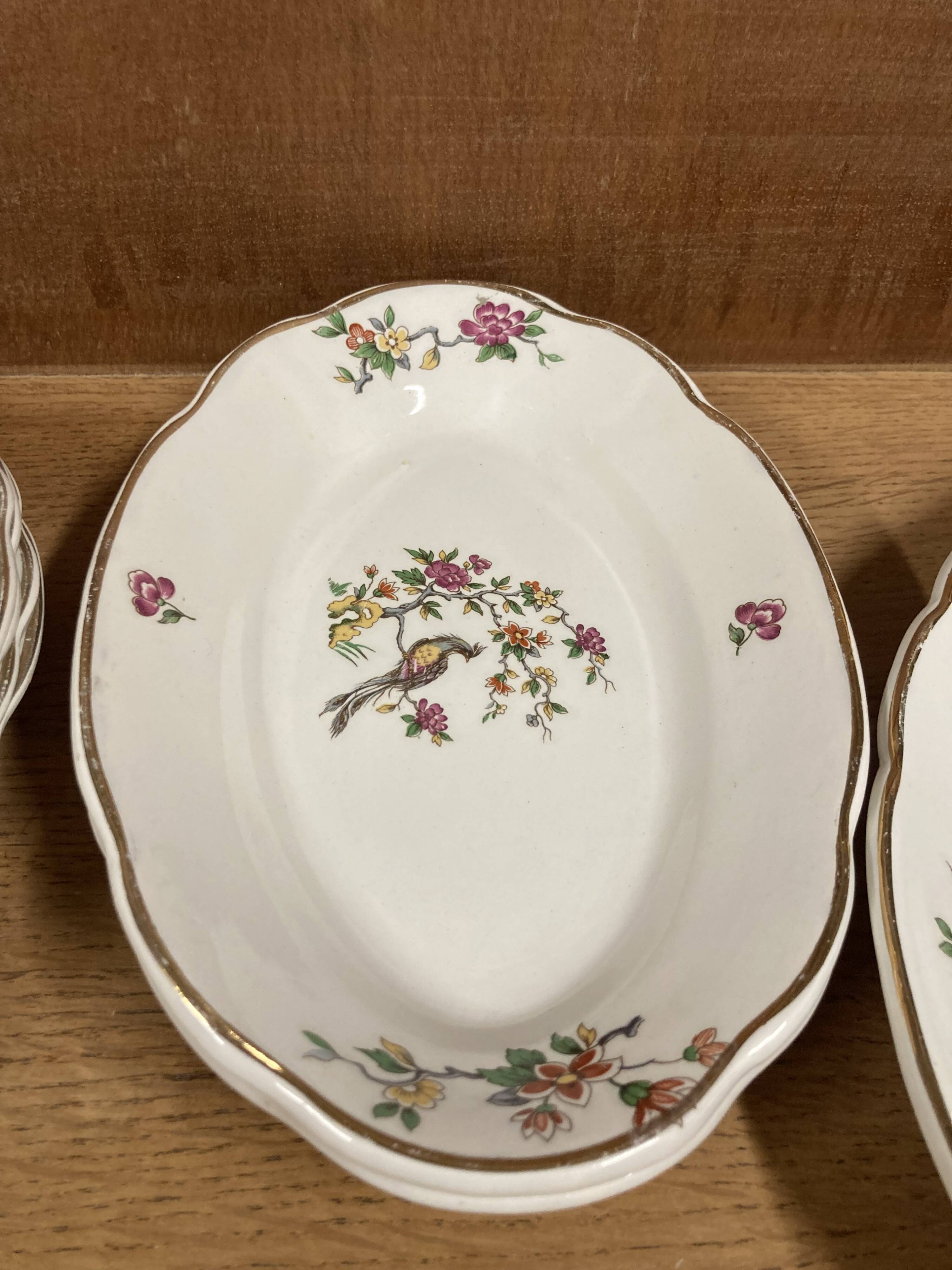 Set of 7 pieces Digoin Sarreguemines