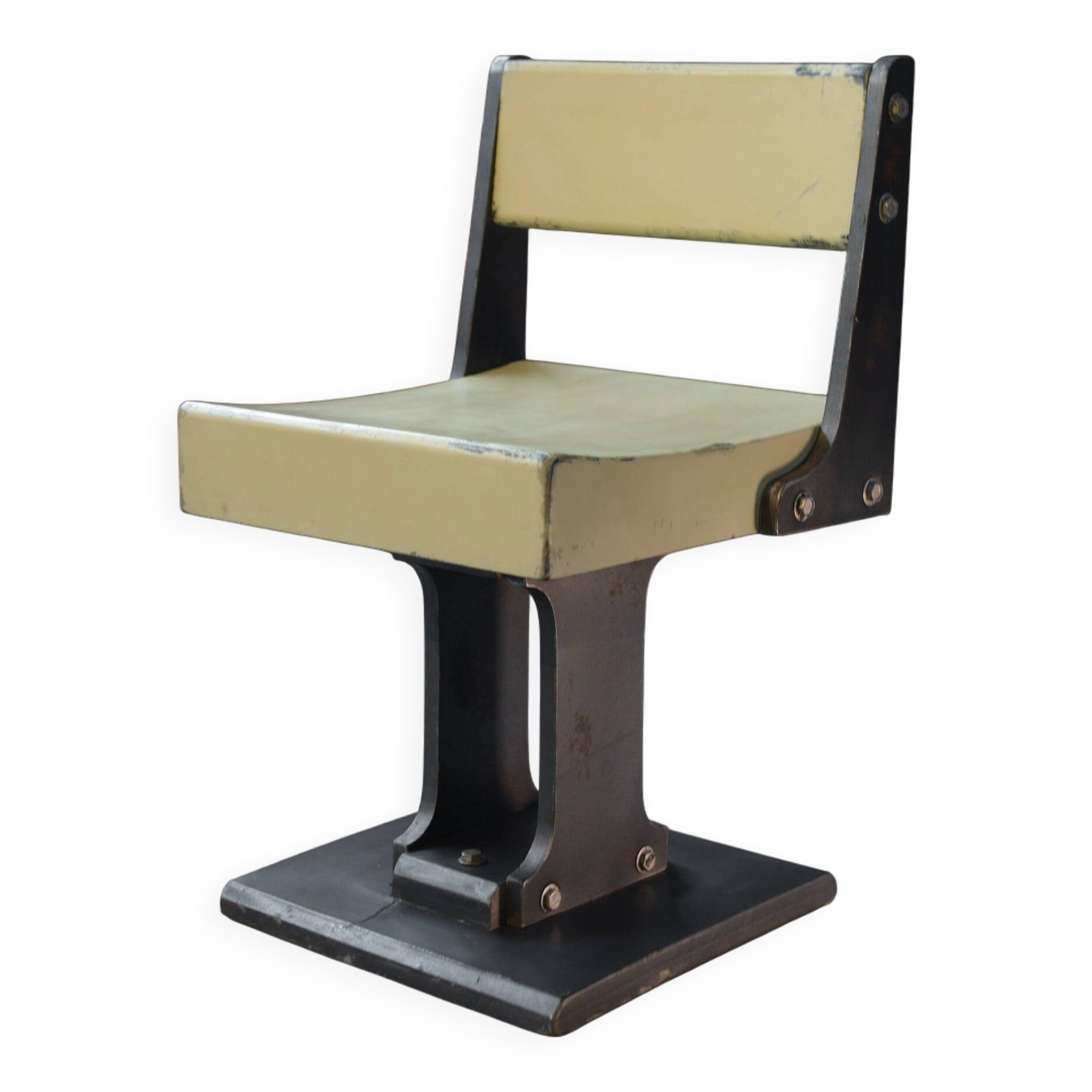 Old minimalist modernist design chair 1960's