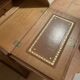 Secretary with a burr elm finish — English manufacture Rosjohn
