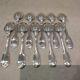 10 silver plated soup spoons, Christofle Vendome, 20.6 cm