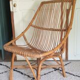 Rattan armchair