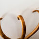 Vintage 3-spoke curved wood hook