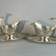 Pair of gooseneck sausages model Malmaison by Maison Christofle XXth