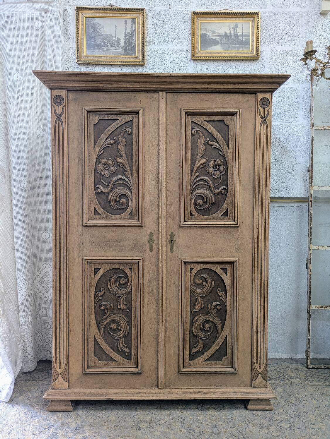 Small antique wardrobe