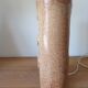 Large vintage glazed terracotta lamp base