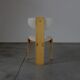 Pine tripod dining chairs - Europe 1970s