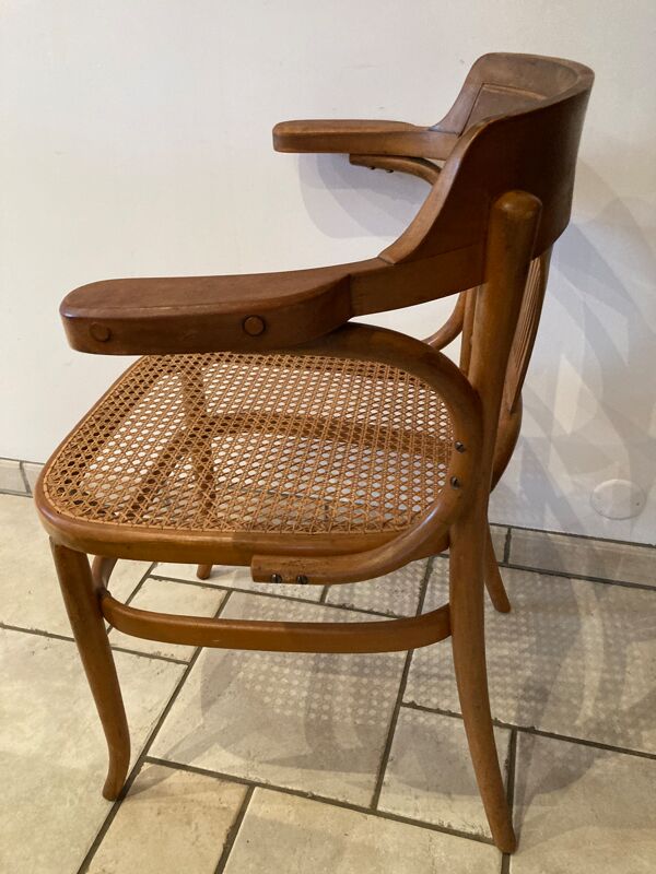 fauteuil de bureau canné