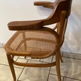 Fauteuil de bureau canné