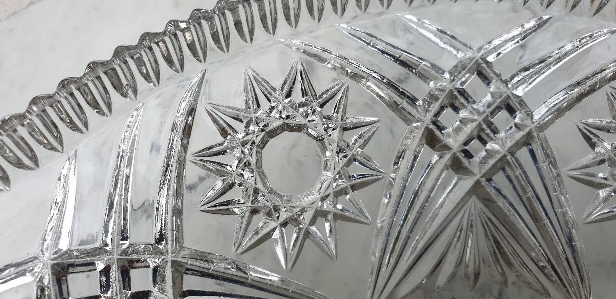 Coupe saladier en cristal 29cm