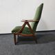 Fauteuil vintage en teck design hollandais