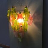 Murano Glass Poliedri Sconces, Italy, 1980s - Set of 2