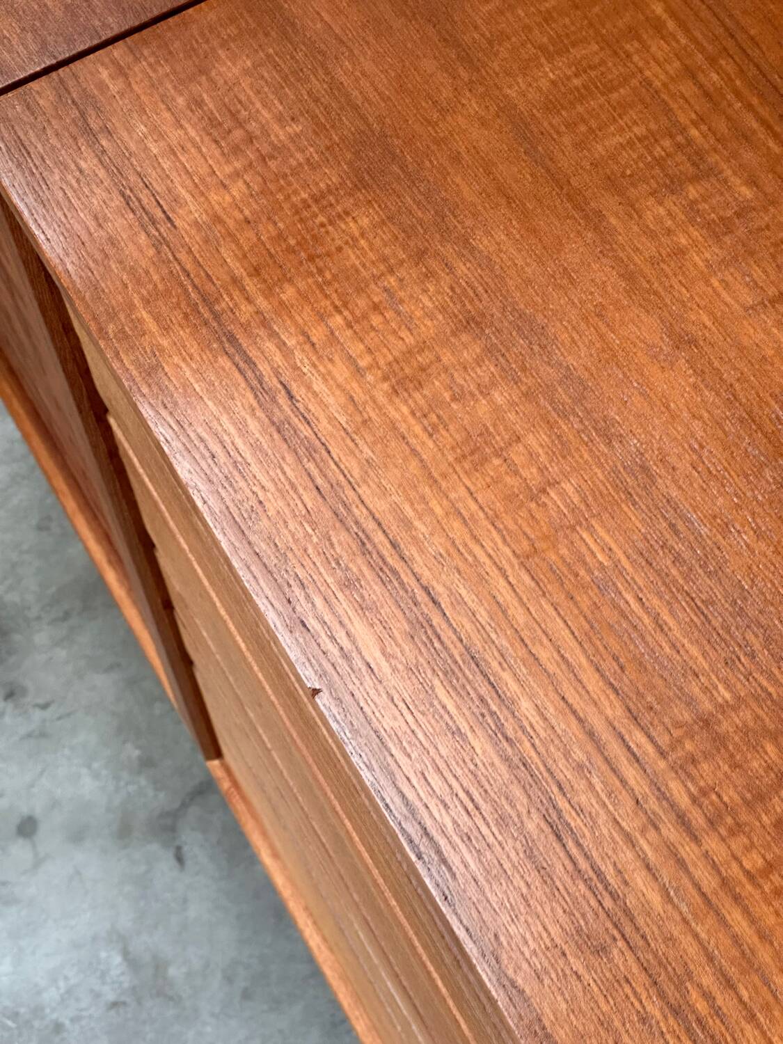 Unité murale modulaire scandinave en teck par Poul Cadovius pour Royal System, Danemark Années 1960