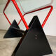 Modernist table / desk gigante zambusi boccato X seccose Memphis 1980